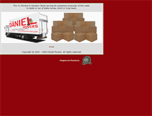 Tablet Screenshot of danielmovershouston.com